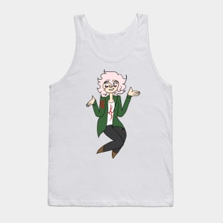 Komaeda Nagito Danganronpa Chibi Sticker, Pin, + Others Tank Top